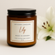 Elegance in Bloom: The Lily Soy Wax Candle by Shivora