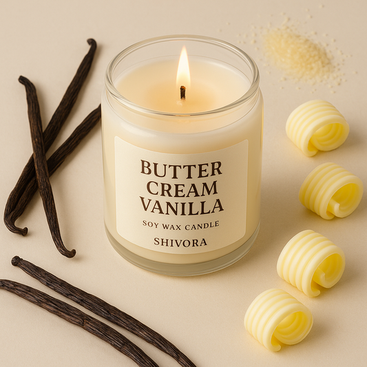 Butter Cream Vanilla Soy Wax Candle: A Deliciously Comforting Experience