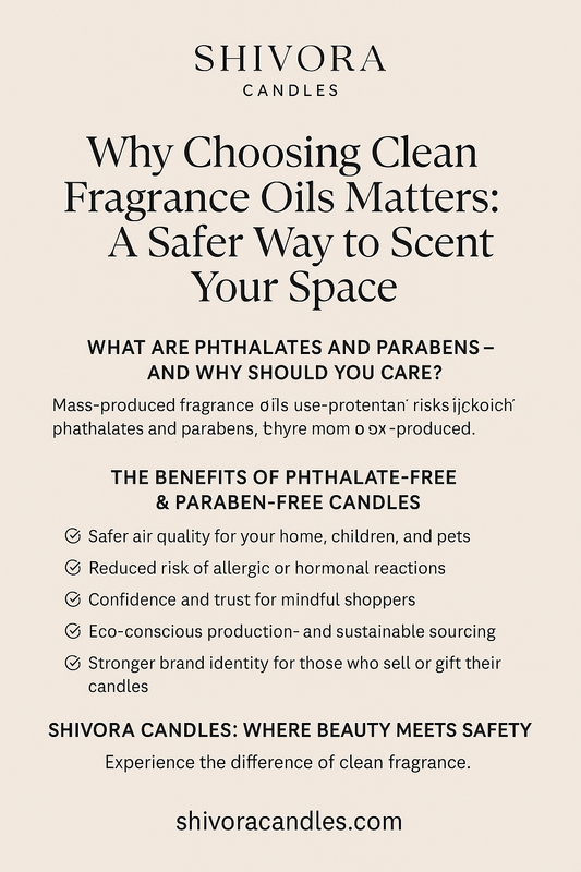 Why Choosing Clean Fragrance Oils Matters: A Safer Way to Scent Your Space
