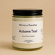Wander into Warmth with Shivora’s Autumn Trail Soy Candle