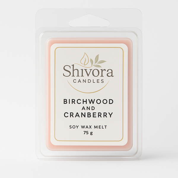Birchwood & Cranberry
🌲 Birchwood & Cranberry
Soy Wax Melts

