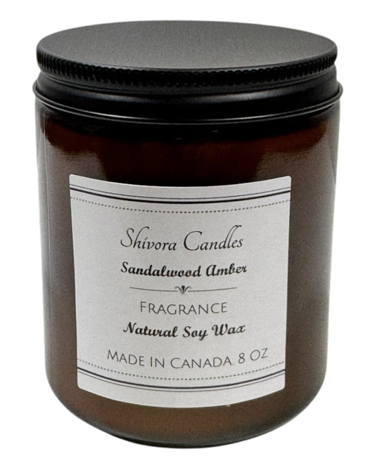 Shivora Sandalwood Amber Fragrance. 8 Oz