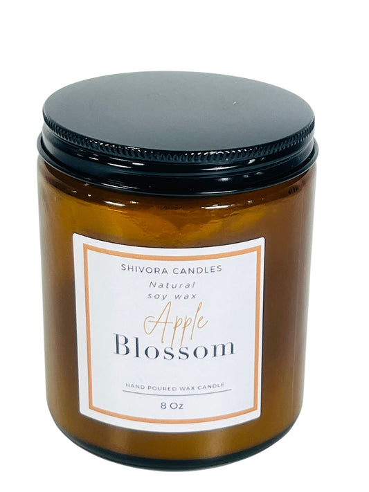 Shivora Apple Blossom  Fragrance Candle 8 oz