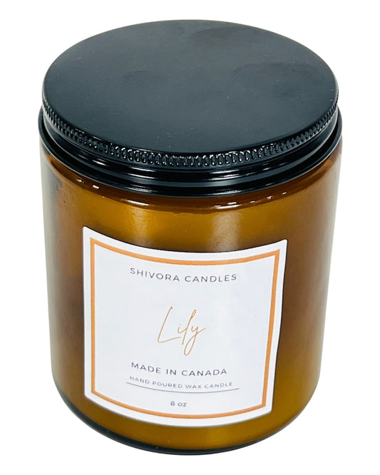 Shivora Lily Fragrance Candle 8 Oz on Sale