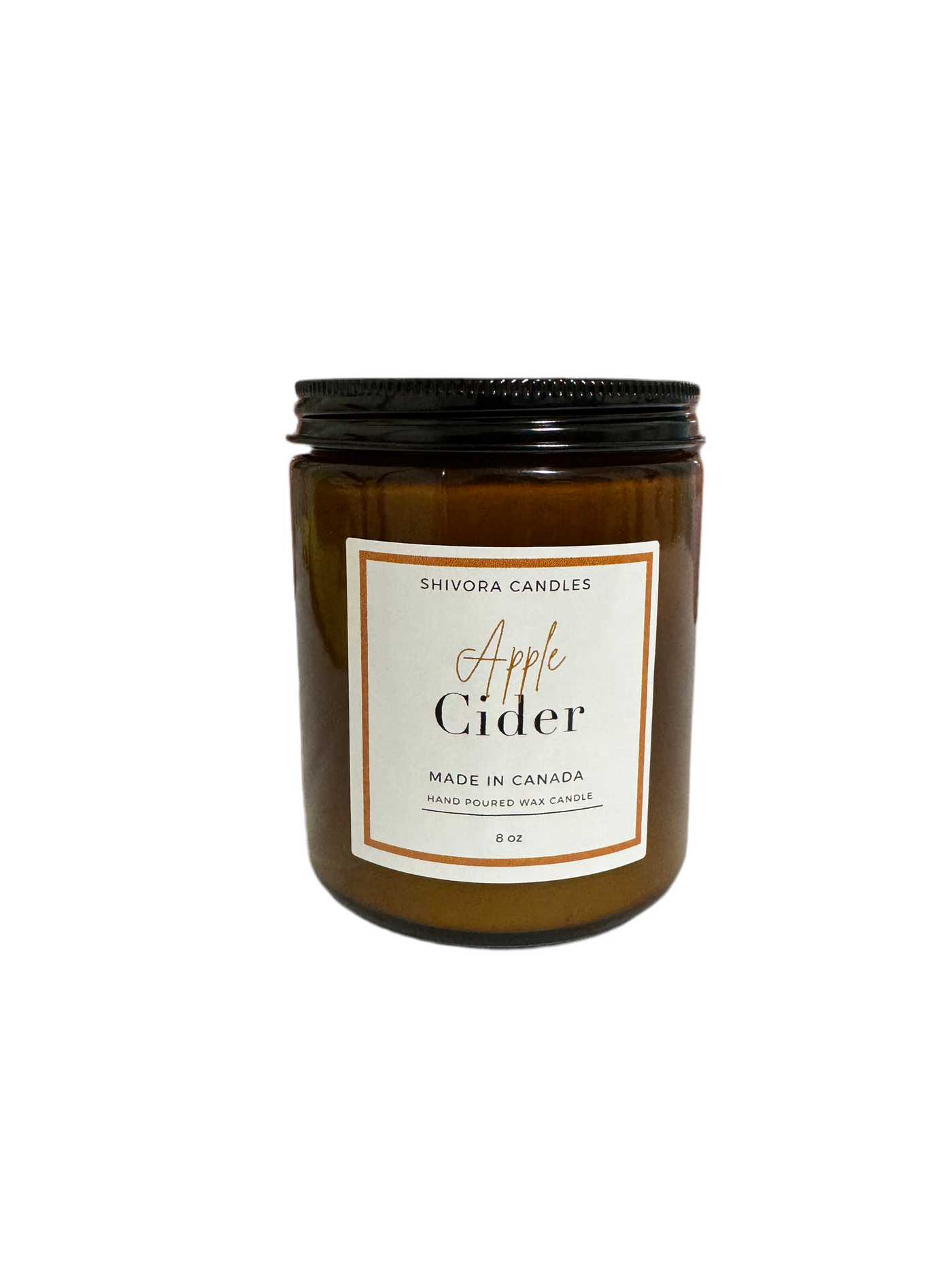 apple cider  candle naturally in the sentence.