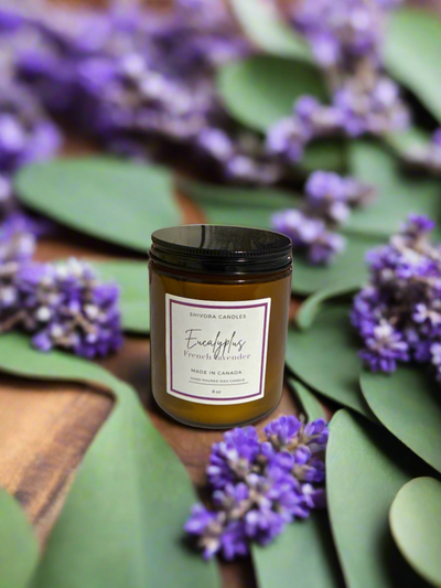 Eucalyptus & French Lavender - Shivora Candles
