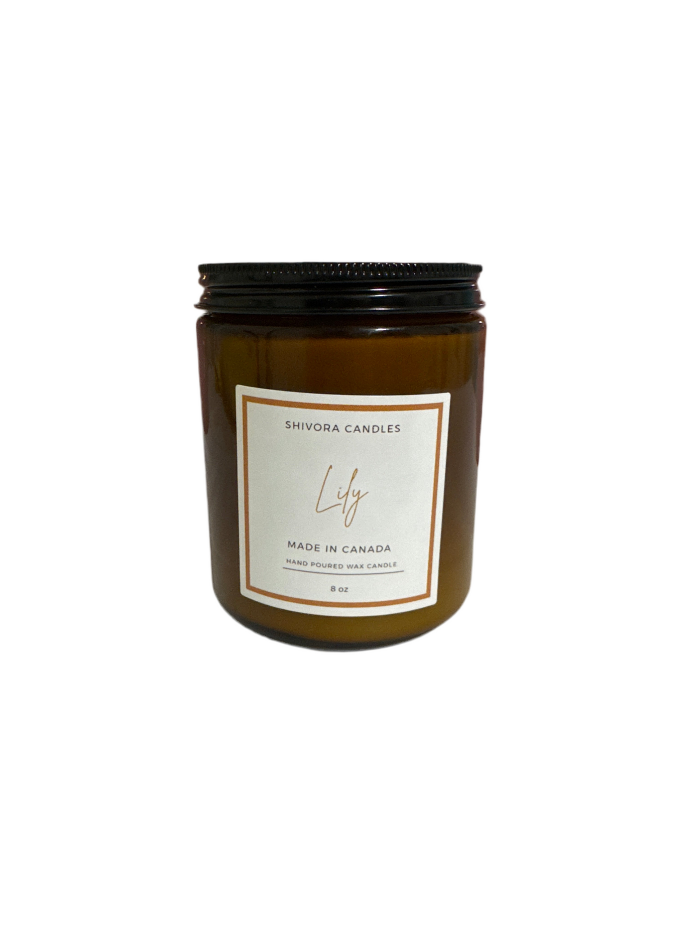 Lily  flowers scented candle 
