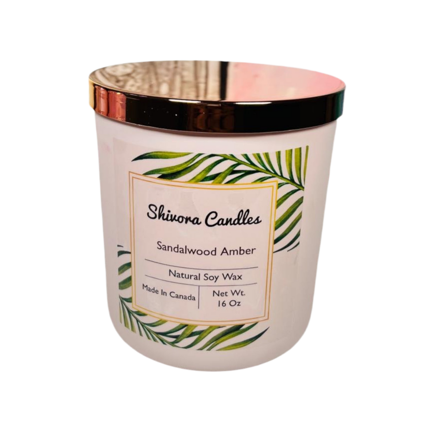 Sandalwood & Amber Candle  16 Oz